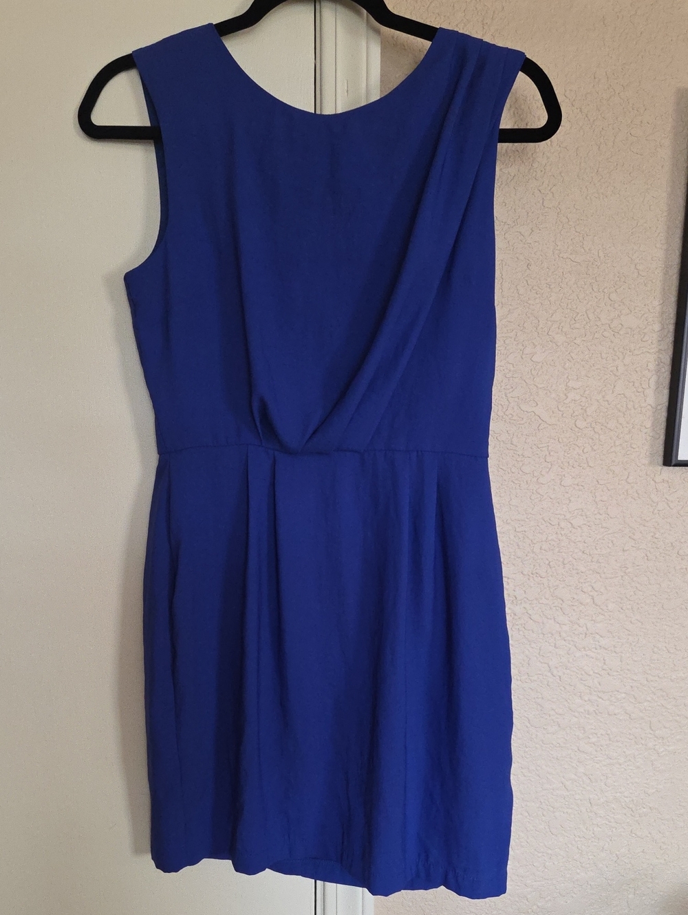 Topshop Royal Blue Sleeveless Mini Dress